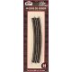 Code 55 Track w/Nickel-Silver Rail & Brown Ties -- 17-1/2′ Radius Full Curve pkg(6), N, Atlas Model Railroad Co. 2022