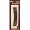 Code 55 Track w/Nickel-Silver Rail & Brown Ties -- 17-1/2′ Radius Full Curve pkg(6), N, Atlas Model Railroad Co. 2022