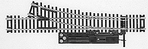 Code 83 Snap-Switch(R) Remote Turnout -- 18′ Radius, Left Hand, HO, Atlas Model Railroad Co. 540