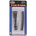 Code 80 Custom Line No. 4 Standard Turnout -- Right Hand, N, Atlas Model Railroad Co. 2751