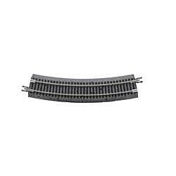 Code 65 Curved Track with Gray Ballast - True Track -- 11′ 27.9cm Radius pkg(8), N, Atlas Model Railroad Co. G2410