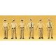 German Police -- Assorted Policemen, HO, Preiser Kg 10340