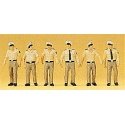German Police -- Assorted Policemen, HO, Preiser Kg 10340