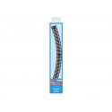 Code 100 Nickel Silver Double 45 Degree Curved Section - Setrack -- 17-1/4′ 43.8cm (2nd) Radius pkg(4), HO, Peco ST2026