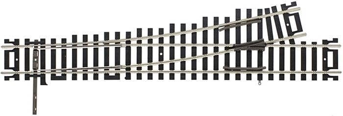 Code 100 Mark V Turnout - Customline(R) -- No. 4 - Left-Hand, HO, Atlas Model Railroad Co. 391