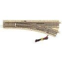 Atlas N True Track(R) 12.5′ Turnout -- Right, N, Atlas Model Railroad Co. 2431