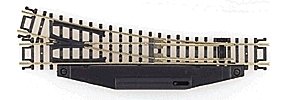 Code 80 No. 4 Manual Turnout (Switch) - Standard Line -- Left Hand, N, Atlas Model Railroad Co. 2702