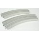 Unitrack CT Double-Track Superelevated Curve -- 45 Degrees, 15 & 16-3/8′ 38.1 & 41.4cm Radius, N, Kato USA Inc 20544