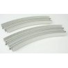 Unitrack CT Double-Track Superelevated Curve -- 45 Degrees, 15 & 16-3/8′ 38.1 & 41.4cm Radius, N, Kato USA Inc 20544