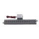 Code 65 Straight Terminal Track with Equipment Shed, Gray Ballast - True Tra -- 6′ 15.2, N, Atlas Model Railroad Co. G2406