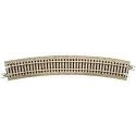 N Code 65 Tru-Track(R) -- 15-1/2′ Radius Curve, N, Atlas Model Railroad Co. 2416