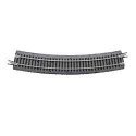 Code 65 Curved Track with Gray Ballast - True Track -- 14′ 35.6cm Radius pkg(8), N, Atlas Model Railroad Co. G2414