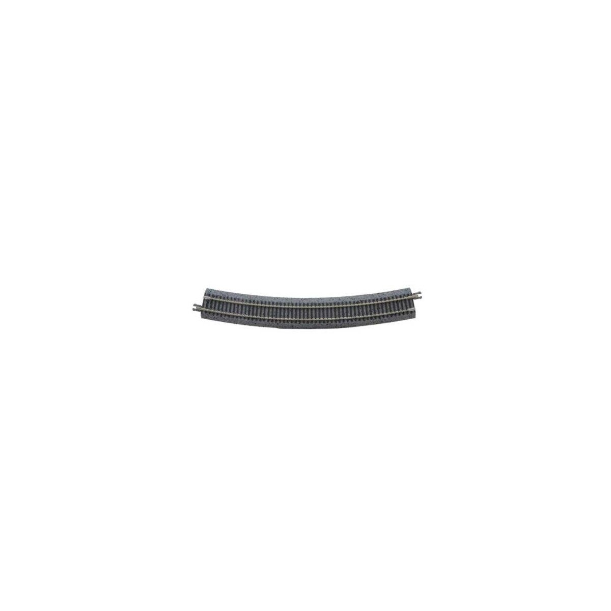 Code 65 Curved Track with Gray Ballast - True Track -- 17′ 43.2cm Radius pkg(6), N, Atlas Model Railroad Co. G2495