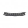 Code 65 Curved Track with Gray Ballast - True Track -- 1/2 Section, 14′ 35.6cm Radius p, N, Atlas Model Railroad Co. G2416