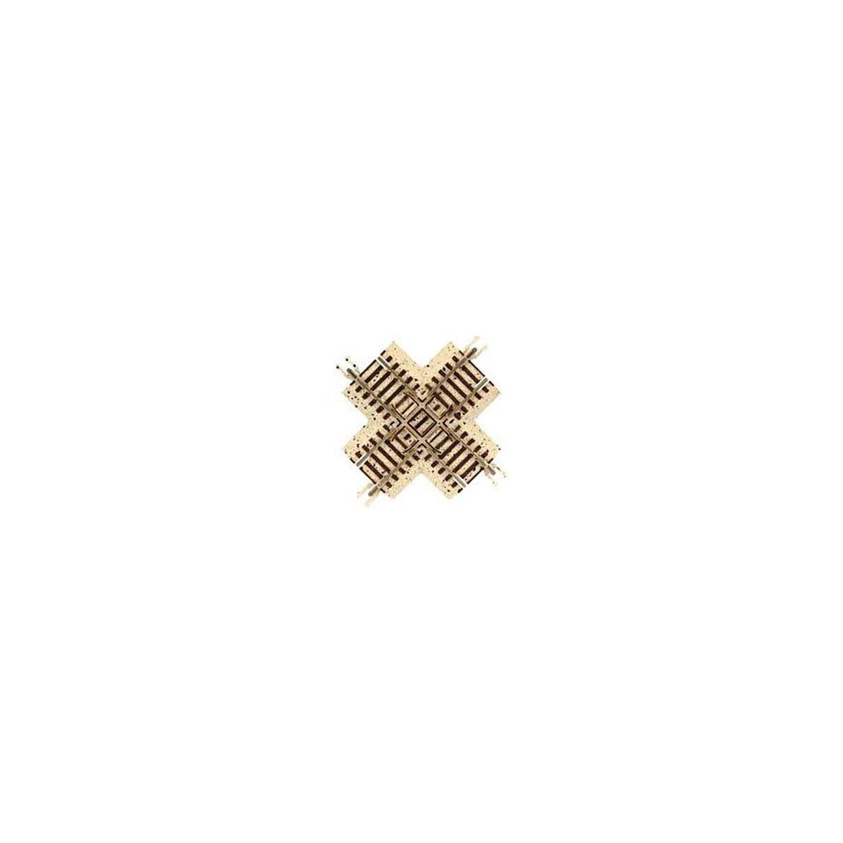 N Code 65 True-Track(R) -- 90-Degree Crossing, N, Atlas Model Railroad Co. 2420