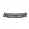Code 65 Curved Track with Gray Ballast - True Track -- 12-1/2′ 31.8cm Radius pkg(8), N, Atlas Model Railroad Co. G2412