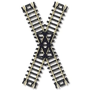 Crossings w/Black Ties -- 45 Degrees, N, Atlas Model Railroad Co. 2567