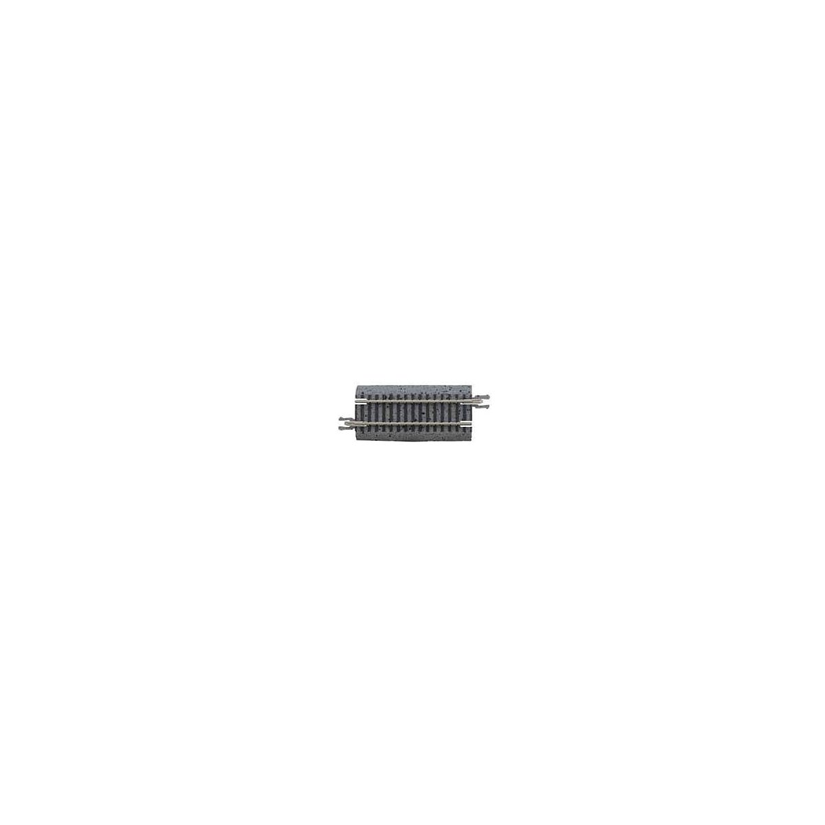 Code 65 Straight Track with Gray Ballast - True Track -- 2′ 5.1cm pkg(6), N, Atlas Model Railroad Co. G2404