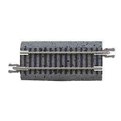 Code 65 Straight Track with Gray Ballast - True Track -- 2′ 5.1cm pkg(6), N, Atlas Model Railroad Co. G2404