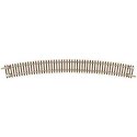 Code 55 Track w/Nickel-Silver Rail & Brown Ties -- 16-1/4′ Radius Full Curve pkg(6), N, Atlas Model Railroad Co. 2020