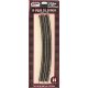 Code 55 Track w/Nickel-Silver Rail & Brown Ties -- 21-1/4′ Radius Full Curve pkg(6), N, Atlas Model Railroad Co. 2028