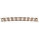 Code 55 Track w/Nickel-Silver Rail & Brown Ties -- 30.6′ Radius Curve pkg(6), N, Atlas Model Railroad Co. 2030