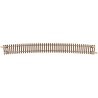 Code 55 Track w/Nickel-Silver Rail & Brown Ties -- 30.6′ Radius Curve pkg(6), N, Atlas Model Railroad Co. 2030