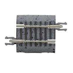 Code 65 Straight Track with Gray Ballast - True Track -- 1′ 2.5cm pkg(6), N, Atlas Model Railroad Co. G2405