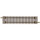 Code 55 Track w/Nickel-Silver Rail & Brown Ties -- Straight - 3′ 7.6cm pkg(6), N, Atlas Model Railroad Co. 2004