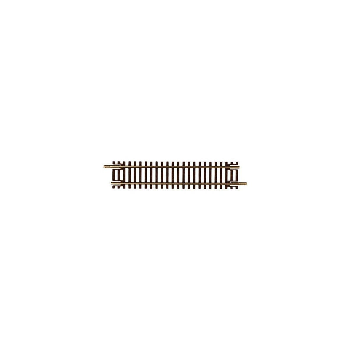 Code 55 Track w/Nickel-Silver Rail & Brown Ties -- Straight - 3′ 7.6cm pkg(6), N, Atlas Model Railroad Co. 2004