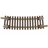 Code 55 Track w/Nickel-Silver Rail & Brown Ties -- 10′ Radius Half Curve pkg(6), N, Atlas Model Railroad Co. 2011
