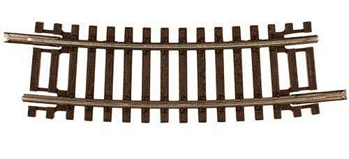 Code 55 Track w/Nickel-Silver Rail & Brown Ties -- 10′ Radius Half Curve pkg(6), N, Atlas Model Railroad Co. 2011