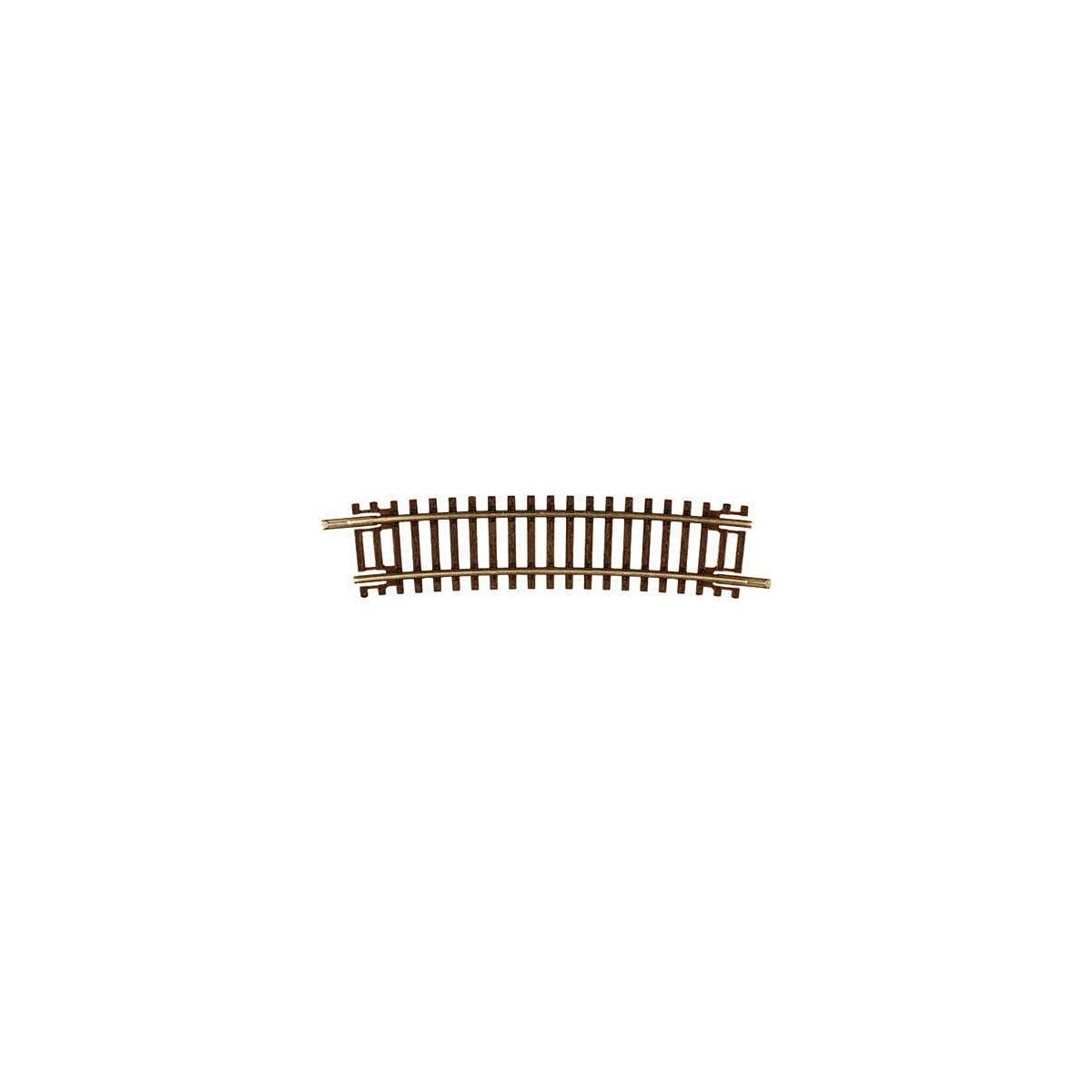 Code 55 Track w/Nickel-Silver Rail & Brown Ties -- 13-3/4′ Radius Half Curve pkg(6), N, Atlas Model Railroad Co. 2017