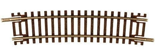Code 55 Track w/Nickel-Silver Rail & Brown Ties -- 13-3/4′ Radius Half Curve pkg(6), N, Atlas Model Railroad Co. 2017