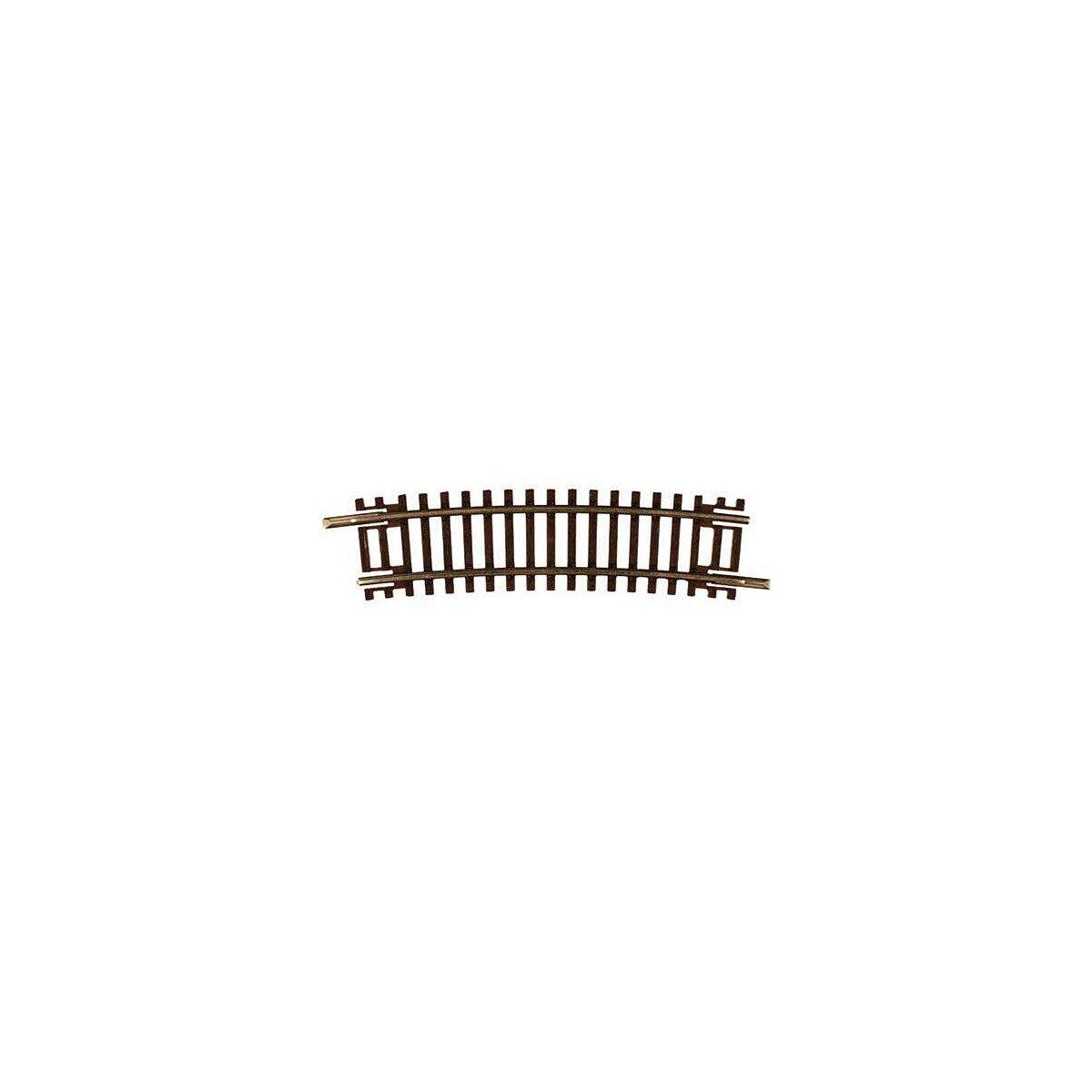 Code 55 Track w/Nickel-Silver Rail & Brown Ties -- 12-1/2′ Radius Half Curve pkg(6), N, Atlas Model Railroad Co. 2015