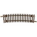 Code 55 Track w/Nickel-Silver Rail & Brown Ties -- 12-1/2′ Radius Half Curve pkg(6), N, Atlas Model Railroad Co. 2015