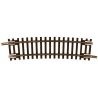 Code 55 Track w/Nickel-Silver Rail & Brown Ties -- 12-1/2′ Radius Half Curve pkg(6), N, Atlas Model Railroad Co. 2015