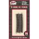Code 55 Track w/Nickel-Silver Rail & Brown Ties -- 17-1/2′ Radius Half Curve pkg(6), N, Atlas Model Railroad Co. 2023