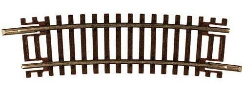Code 55 Track w/Nickel-Silver Rail & Brown Ties -- 11-1/4′ Radius Half Curve pkg(6), N, Atlas Model Railroad Co. 2013