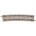 Code 55 Track w/Nickel-Silver Rail & Brown Ties -- 16-1/4′ Radius Half Curve pkg(6), N, Atlas Model Railroad Co. 2021