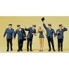 Railroad Personnel -- German Federal Railway, HO, Preiser Kg 10416