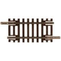 Code 55 Track w/Nickel-Silver Rail & Brown Ties -- Straight - 1-1/4′ 3.2cm pkg(6), N, Atlas Model Railroad Co. 2006
