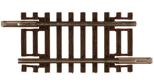 Code 55 Track w/Nickel-Silver Rail & Brown Ties -- Straight - 1-1/4′ 3.2cm pkg(6), N, Atlas Model Railroad Co. 2006