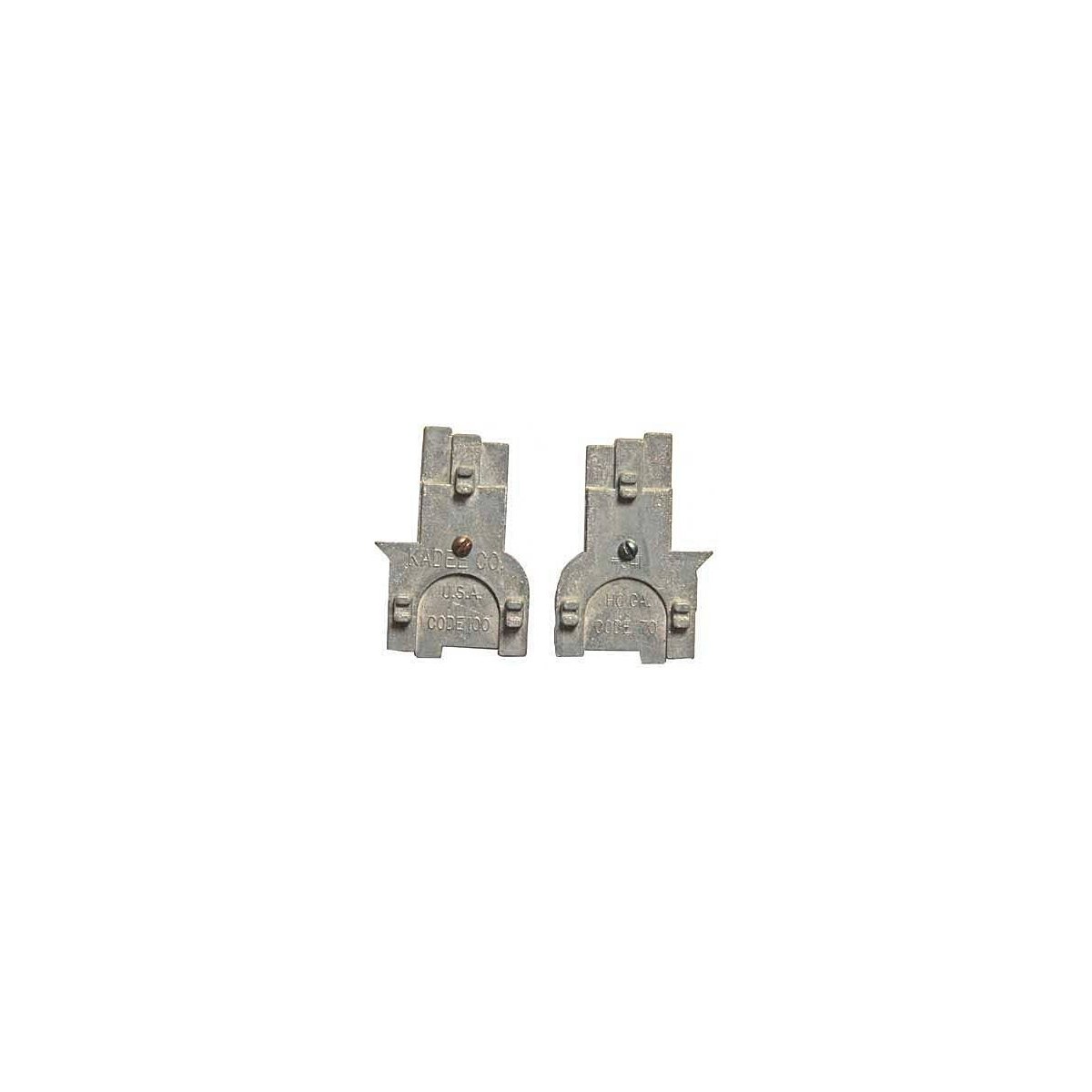 Three-Point Track Gauge -- For Code 70 & 100 Rail, HO, Kadee Quality Products 341
