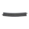 Code 65 Curved Track with Gray Ballast - True Track -- Left Hand Reverse Curve for 5 Tur, N, Atlas Model Railroad Co. G2432