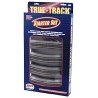True-Track(R) Code 83 Track & Roadbed System -- Starter Set (18 Sections Track, 2 Switche, HO, Atlas Model Railroad Co. 488