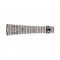 Code 75 Streamline Wye Turnout -- Large Radius, Electrofrog, HO, Peco SLE198