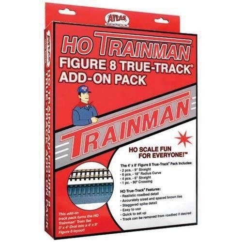 Code 83 Figure-8 Track Expansion Set - True-Track(R) -- 4 x 3′ 1.2 x .9m Set-Up Size, HO, Atlas Model Railroad Co. 29
