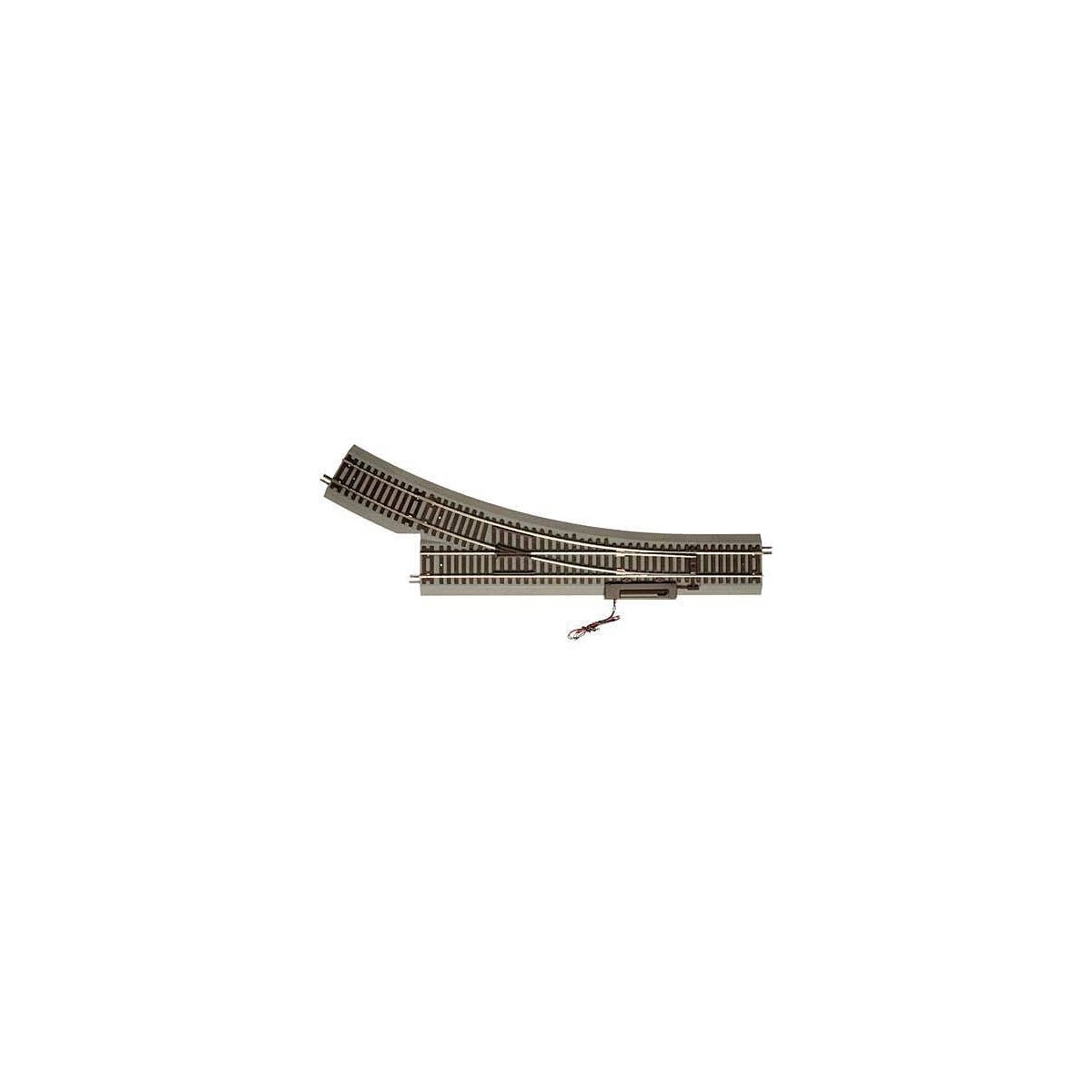 Code 83 22′ Radius Snap Switch (R) - Remote -- Right Hand, HO, Atlas Model Railroad Co. 485