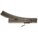 Code 83 22′ Radius Snap Switch (R) - Remote -- Right Hand, HO, Atlas Model Railroad Co. 485
